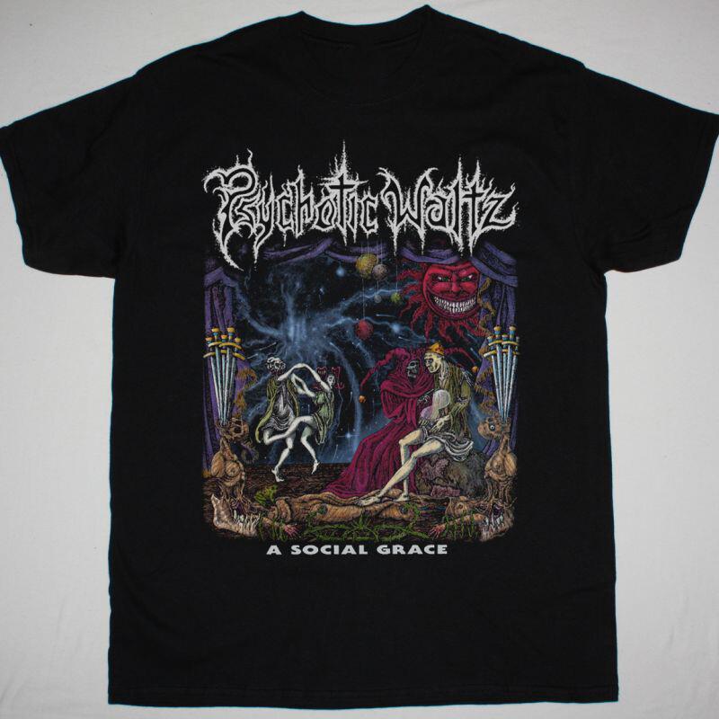 

Vtg Psychotic Waltz Band Cotton Black Full Size Unisex T Shirt Unisex T-Shirt XXL