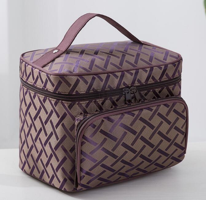 Nowa kosmetyczka Modne pudełko na kosmetyki z zamkiem błyskawicznym Duża pojemność Kosmetyczki podróżne do makijażu