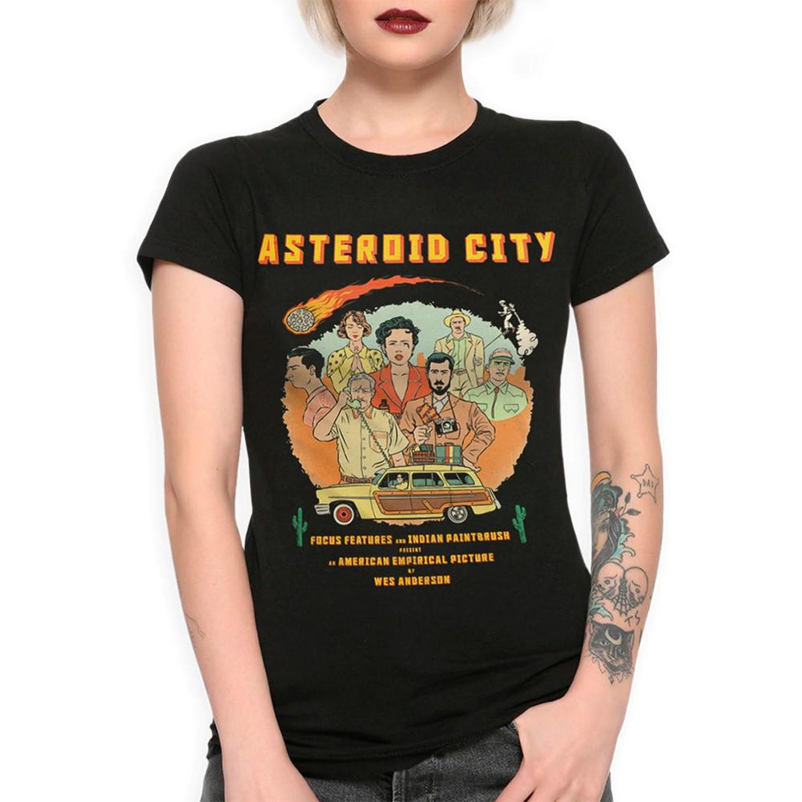 Asteroid City by Wes Anderson T-Shirt, Men s and Women s Sizes (AND-70011) S
