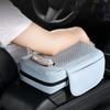 Copribracciolo Auto in Pelle con Portaoggetti per Fazzoletti Memory Foam Rialzo in Altezza Universale Cuscino Protettivo di Supporto per Bracciolo Centrale Auto