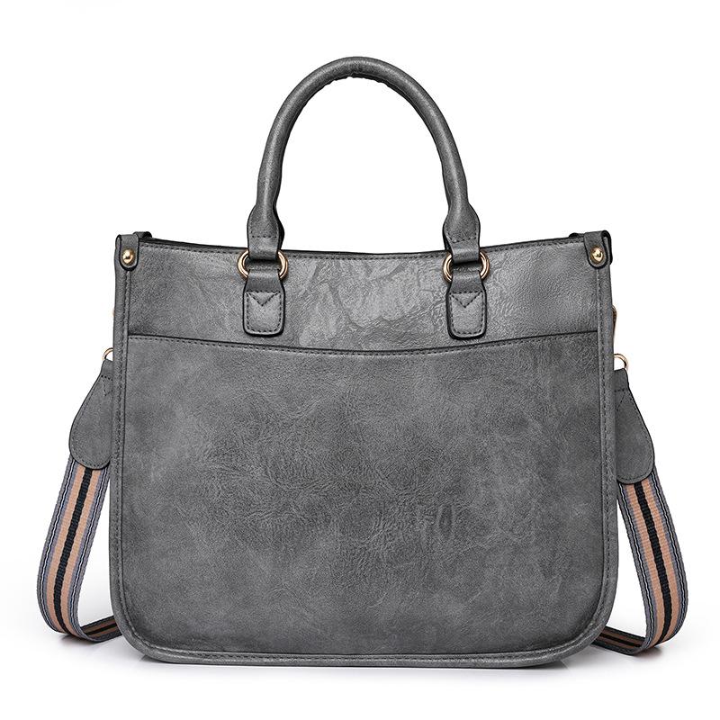Damen Tragetasche, Lässige und Retro Hand-Tragetasche, Modische und Vielseitige Single-Shoulder Crossbody Bag