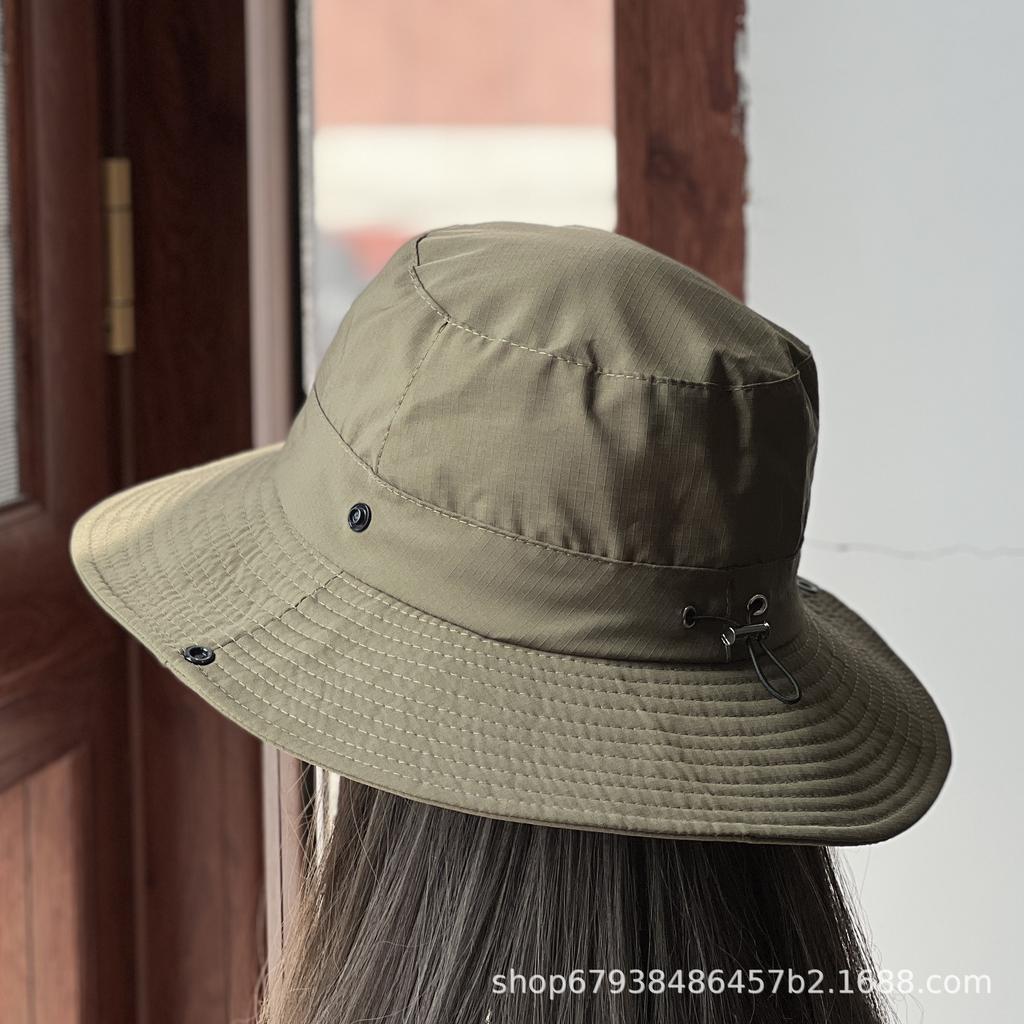 Cool Quick-drying Bucket Hat Women's Summer Light Sun Hat Outdoor Mountaineering Hat Travel Windproof Sun Hat