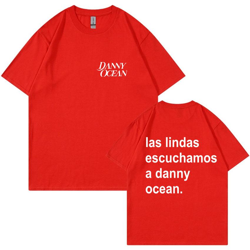 Rapper Danny Ocean Reflexa Letters Print 2025 Harajuku Hip Hop TShirt Men Summer Crewneck Y2K Tshirt Unisex Cozy Cotton Clothes