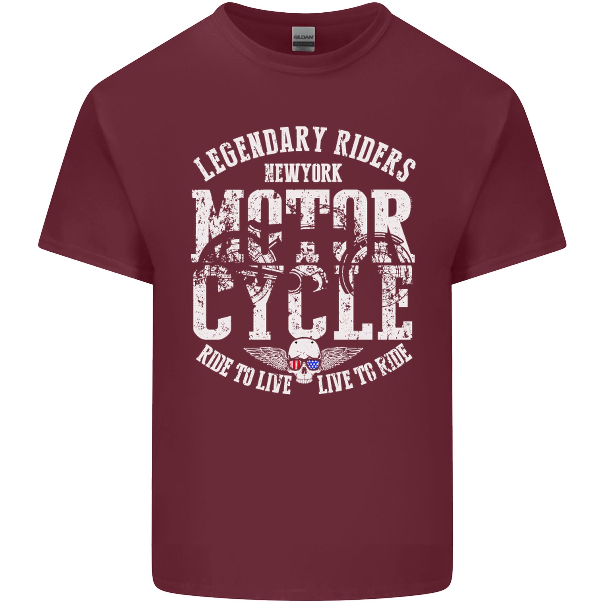 Legendary Motorcycle Riders Motorbike Biker Unisexs Light Cotton TShirt S
