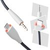 Durability Nylon Woven Headphone Cord for MMX100 Headphone Cable Easy Installation 3.5mm to Type C Replacement Wire