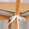 TaTanice Cooling Mat Seat Cushion, Office Rattan Mat Chair Pad, Summer Ice Silk Breathable Non-Slip Cooling Mat, Single-Sided Cornflower Seat Cushio