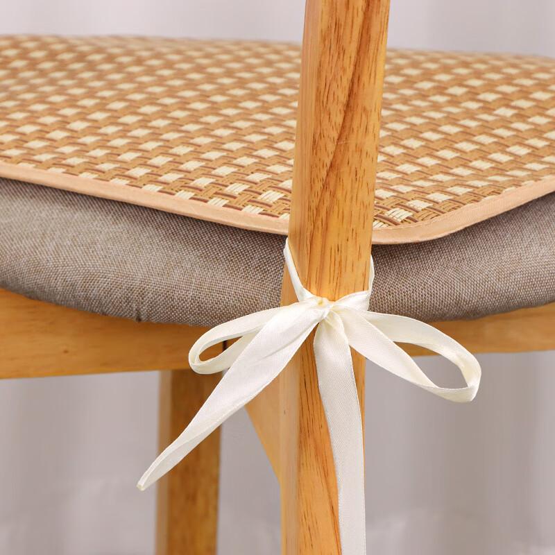 TaTanice Cooling Mat Seat Cushion, Office Rattan Mat Chair Pad, Summer Ice Silk Breathable Non-Slip Cooling Mat, Single-Sided Cornflower Seat Cushio