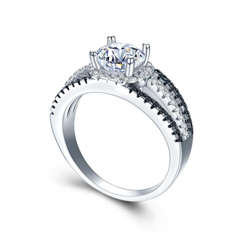 Black Awn Black Stone Jewelry Inele clasice pentru femei