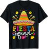 Camiseta Gráfica para Homem Fiesta Squad Sombrero Maracas Taco Algodão Casual Manga Curta