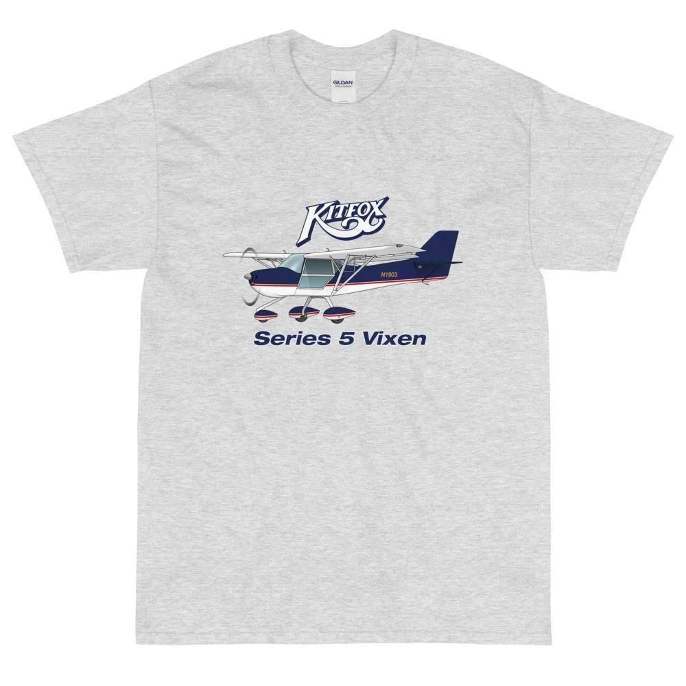 

Kitfox Series 5 Vixen Custom Airplane T-Shirt - Personalized with your N# 4XL