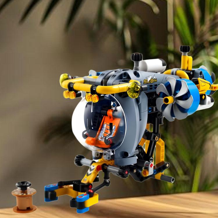 LEGO Deep Sea Research Submarine Building Blocks 413pcs 42201 42201-413pcs
