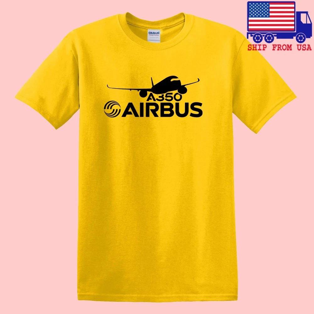 Airbus A350 Airlines Men s Yellow Size S-5XL M