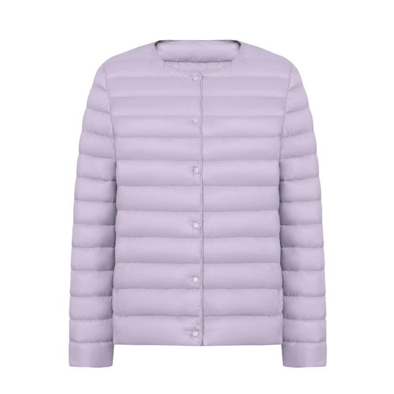 Autumn and winter new fashion round neck V-neck dual-purpose new national standard down light white duck down liner down jacket tide