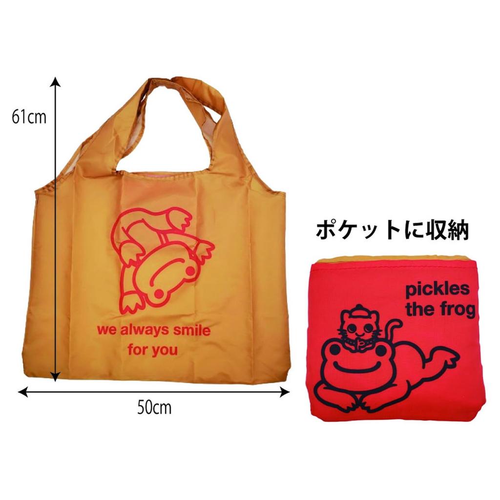 Nakajima Corporation Pickles Always Smile Color Eco Bag Pickles & Pierre 200969-24