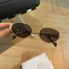 New Small Metal Frame Men Sunglasses Women Vintage Designer Sun Glasses Fashion Women Anti Glare Eyewear Uv400 Shades Glasses