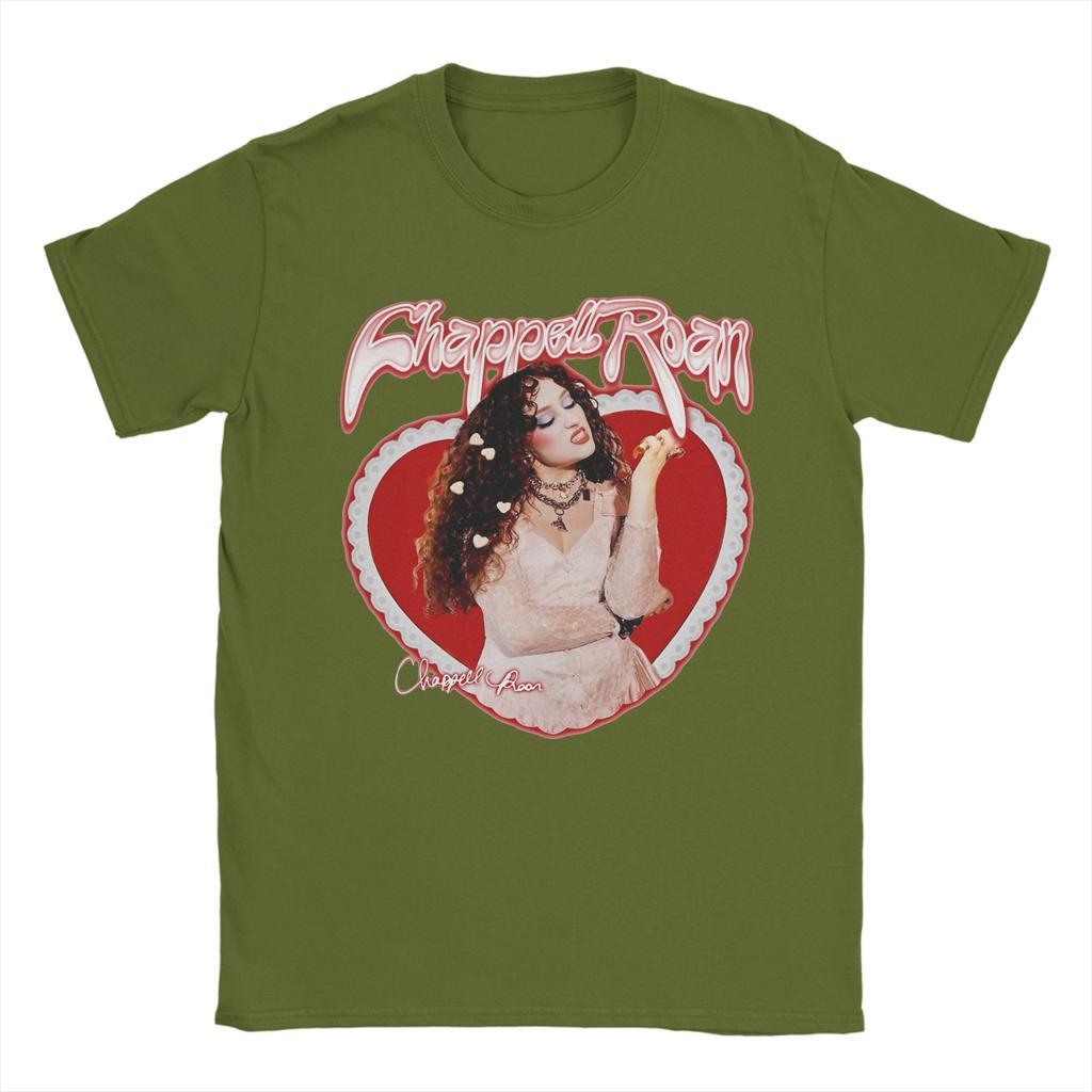 Herren Grunge Rahmen Liebe Chappell Roan T-Shirt Reine Baumwolle Kleidung Einzigartig Kurzarm Rundhals T-Shirts Party T-Shirts