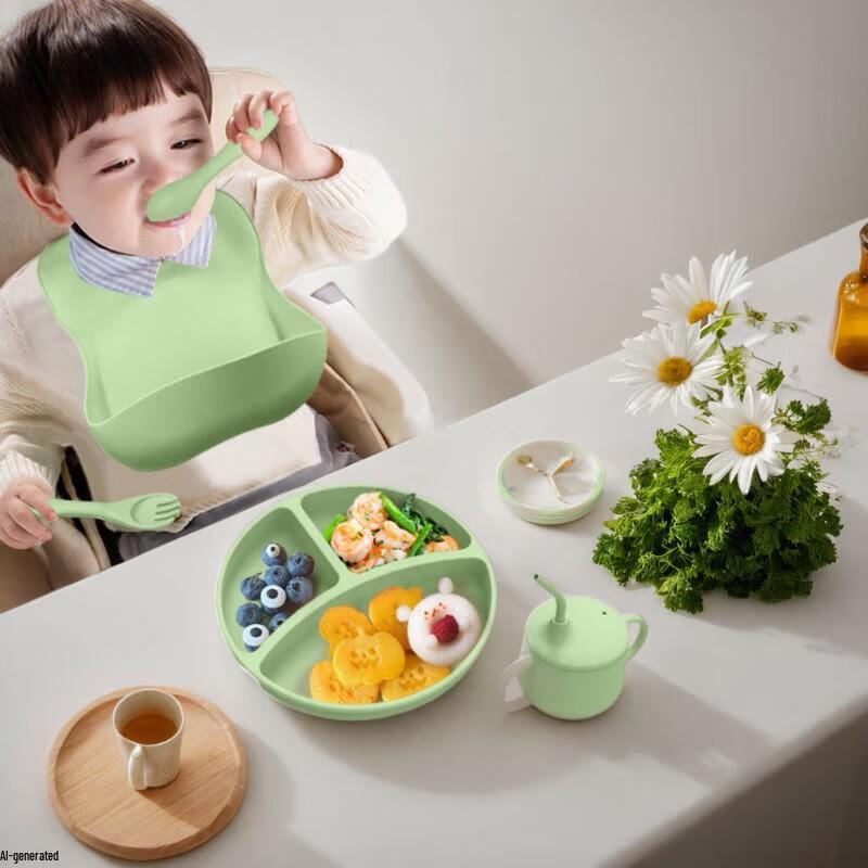 Minana Baby Silicone Feeding Set