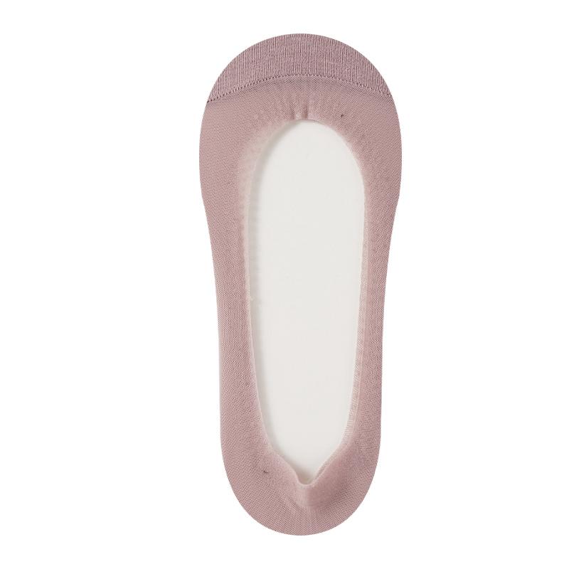 Women's Mesh Invisible Socks Cotton Sweat Wicking Breathable Boat Socks Anti-slip Socks Spliced Socks