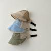 Summer Casual Kids Sun Hat Letter Color Blocking Adjust Visor Cap for Boys and Girls Thin Breathable Children Hat