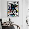 Famous Joan Miro Surrealism Artwork Posters Abstract Canvas Painting Retro Wall Art For Modern Living Room Home Decoration No Frame