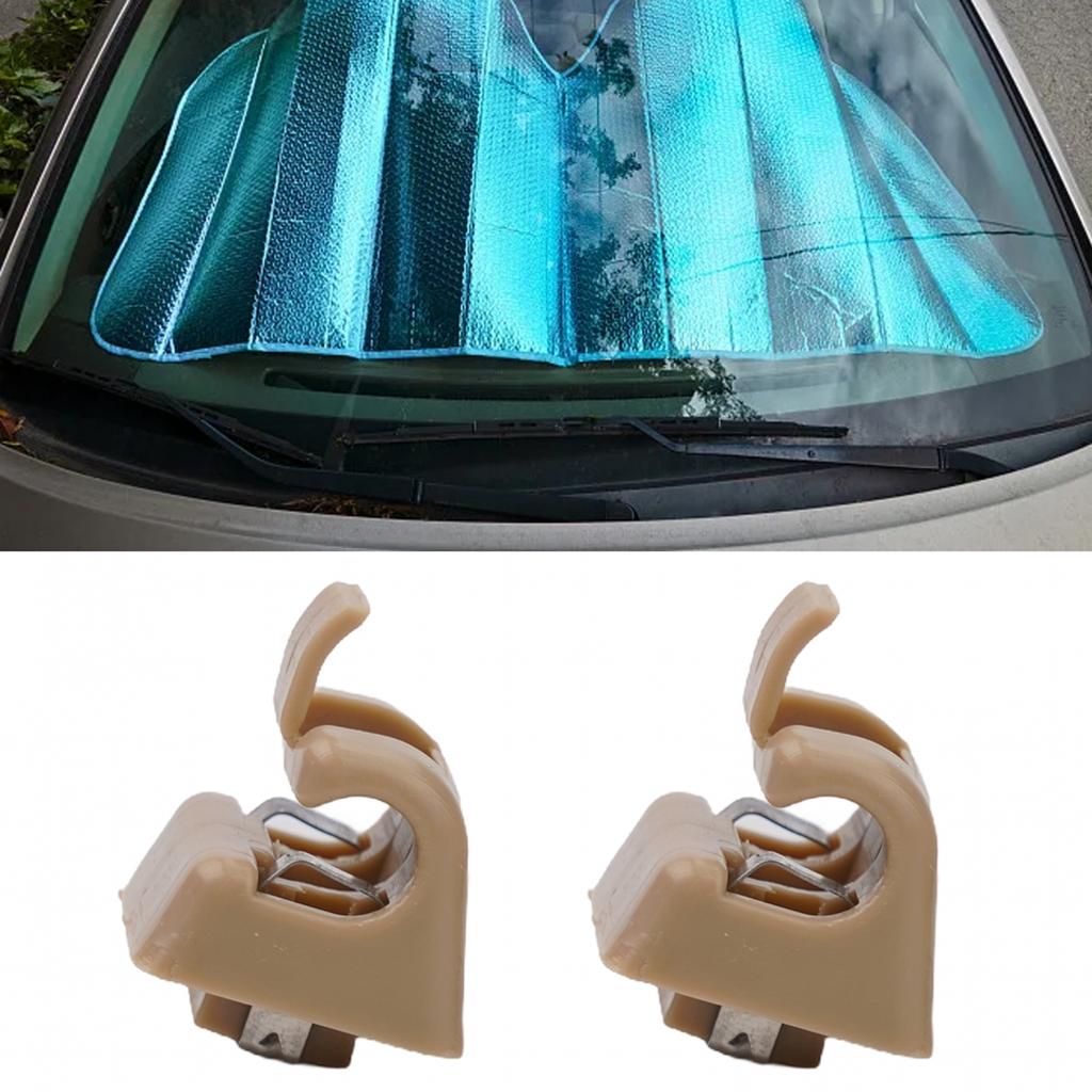 Clear Vision while Driving with For Mercedes Sun Visor Clip Holders
