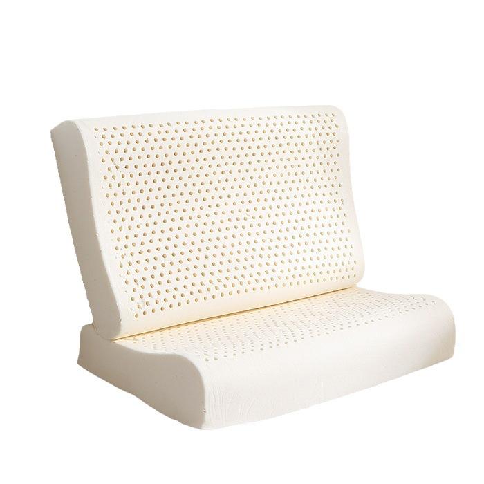 Thai Natural Latex Pillow Adult Rectangular Pillow Core Low Pillow High Pillow Massage Pillow Core Student Pillow