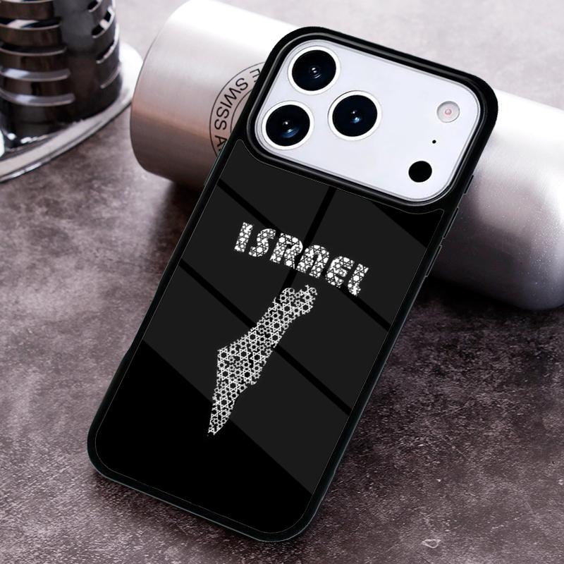 I=srael Flag Phone Case for iPhone 17 16 15 Pro Max Air 14 13 12 11 Plus Shockproof Cover