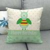Cartoon Owl Series Love Digital Printing Short Plush Pillow Covers For Car Sofa Office Cushion Cover Home Goods