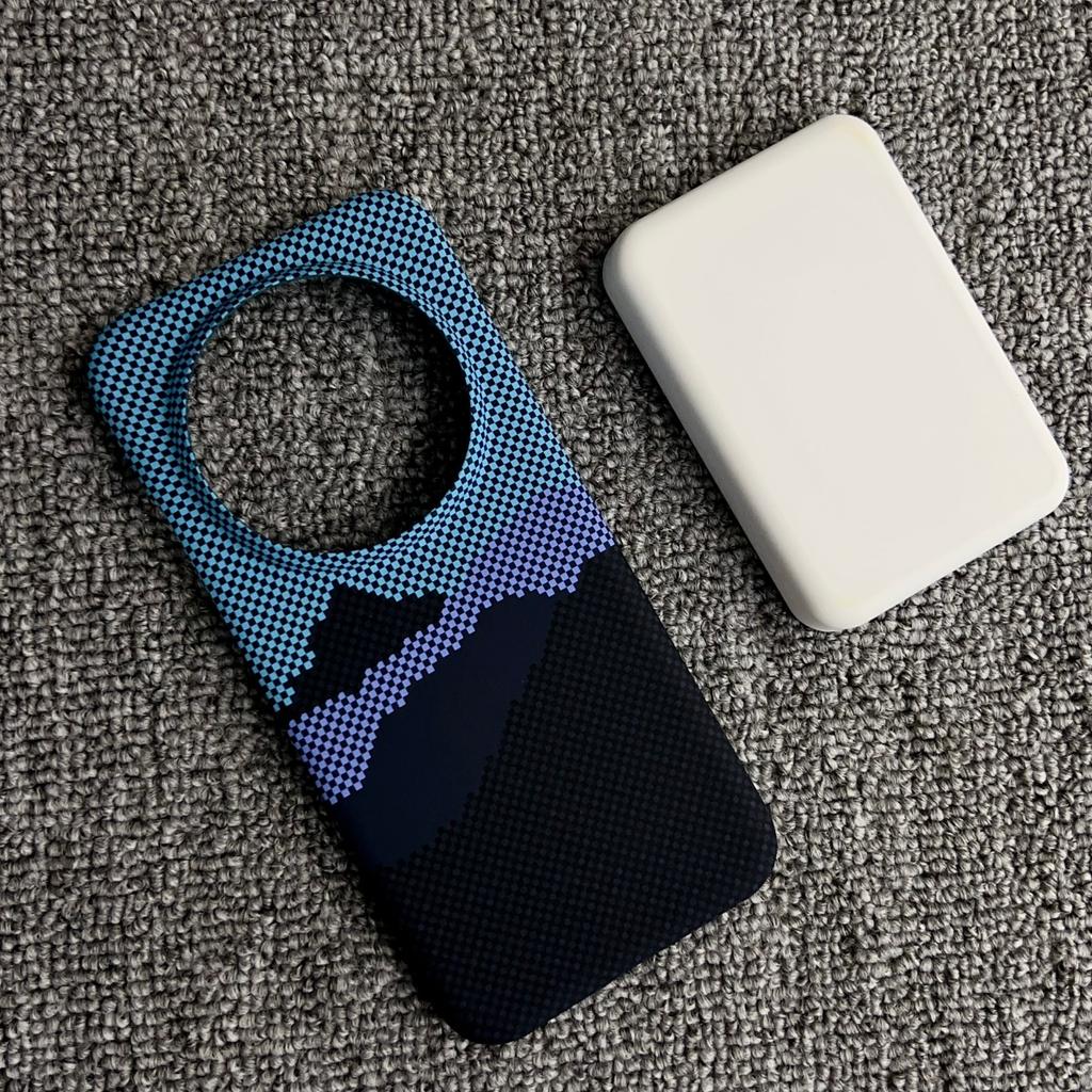 Kohlefaser-Muster Schlanke rahmenlose PC-Hülle mit MagSafe-Magnetverschluss für Honor Magic 8 7 6 Pro Kabelloses Laden Kunststoff-Bumper-Abdeckung