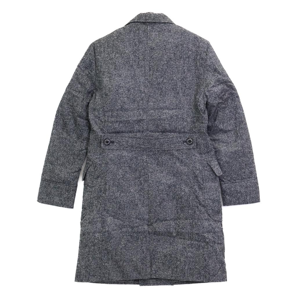 1piu1uguale3 [x Duvetica] MRC040 Gray Limonta Jaquard Nylon Chester Coat coat V grayUsed