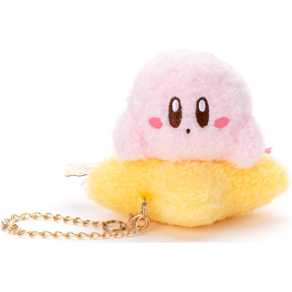 Kirby Plush Warp Star Strap 17cm Soft Toy Cute Character Accessory