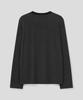 SLOW RECORD HOUSE Striped Long Sleeve_Black