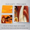 Custom 3pcs African Lion Sunset Bedding Sets For All Sizes New 375D Printed Bed Cover Comforter Duvet Cover Pillowcase Bedroom Decoration
