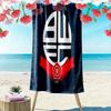 Bolton poster Beach Towel, Large Soft Quick Dry Towel for Beach Camping Swimming