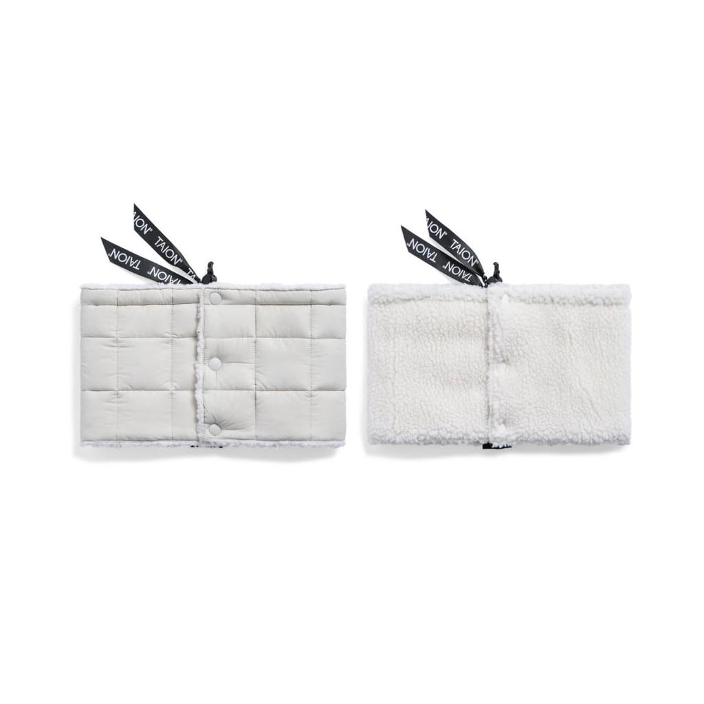 Taion R203MT Eisgrau x Einheitsgröße Schal, Elfenbein,