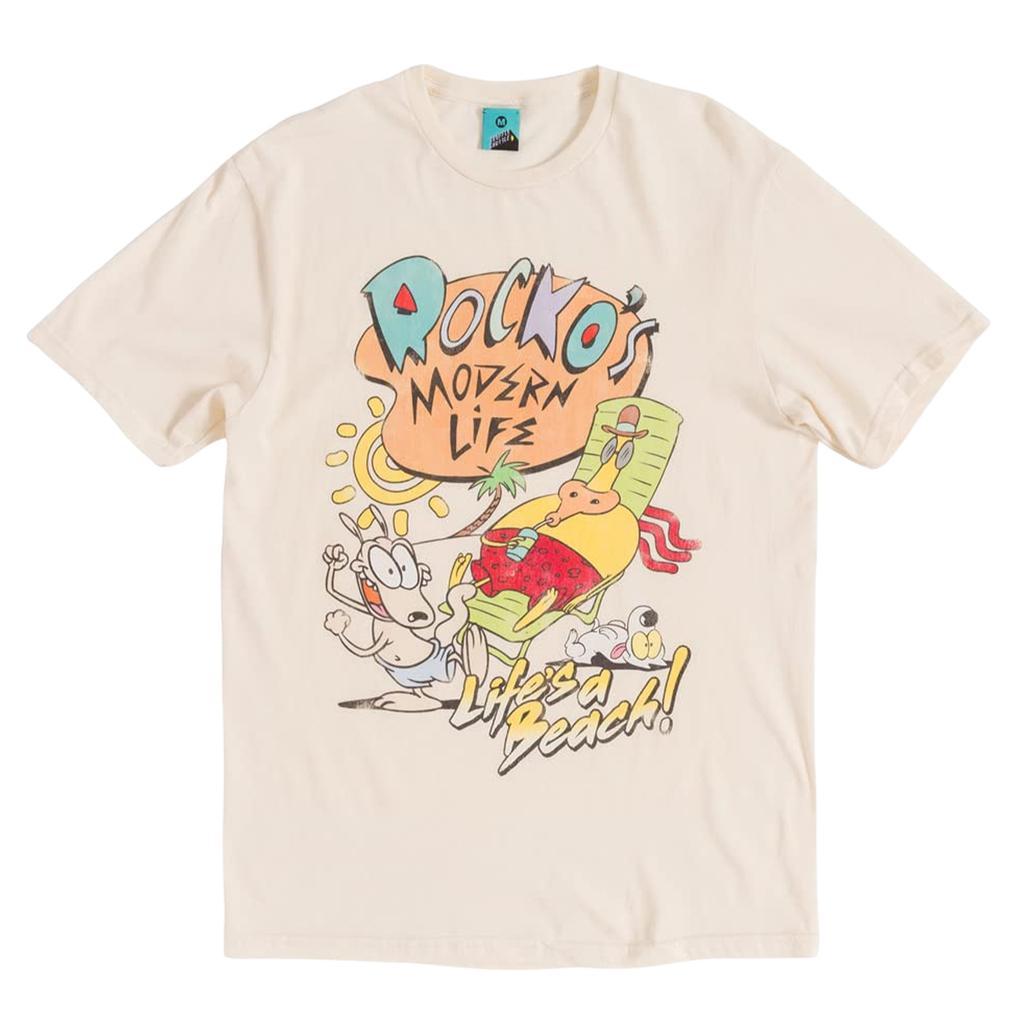 Rocko´s Modern Life Unisex Adult Life´s A Beach T-Shirt