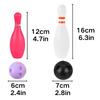 1 Set Plastic Colorful/White Bowling Set Indoor Outdoor Parties Sports Team Family Birthday School Gifts YMY