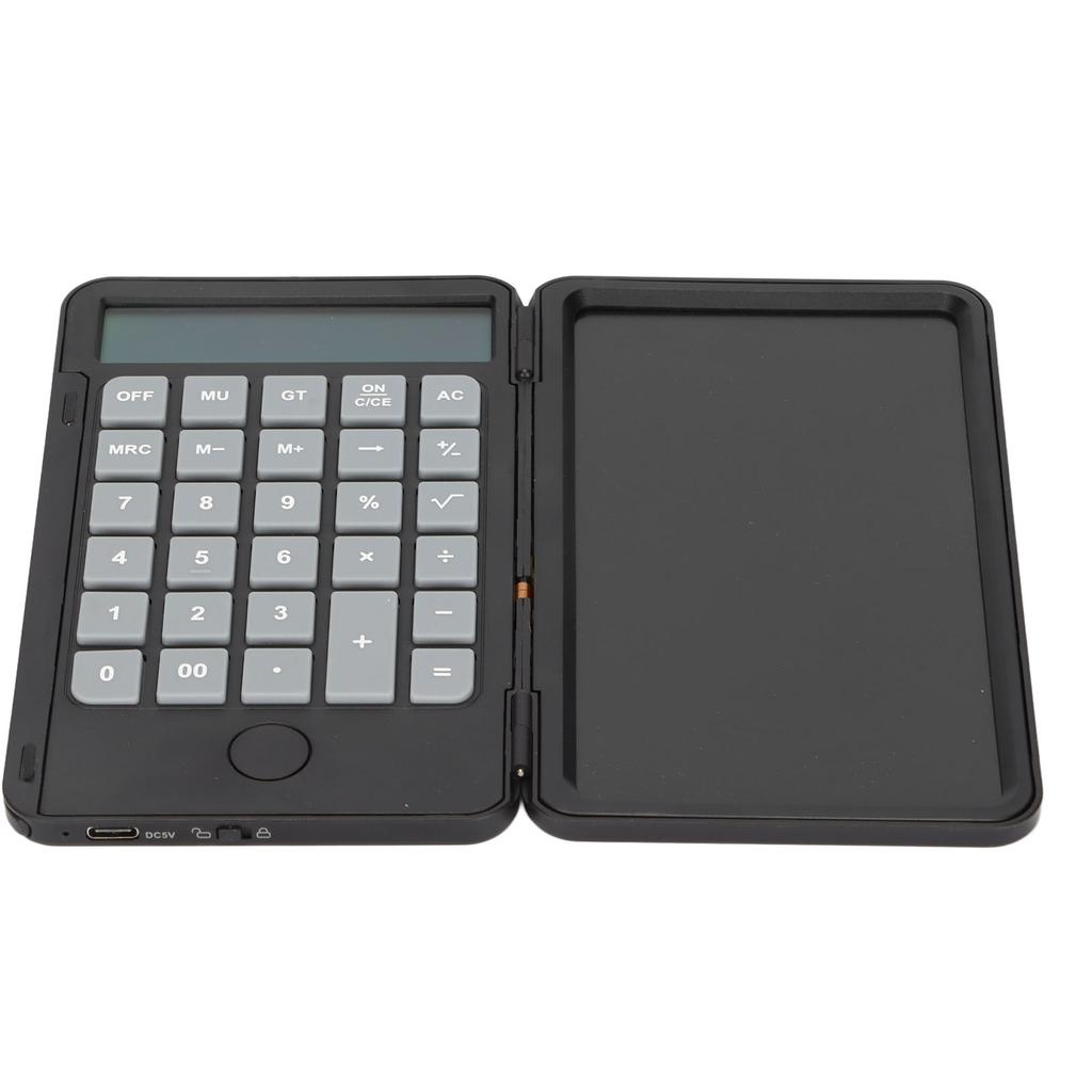 Calculator Notepad 2 In 1 6.5in Small Portable Noiseless Button Reusable Eyesight Protection Pocket Calculator