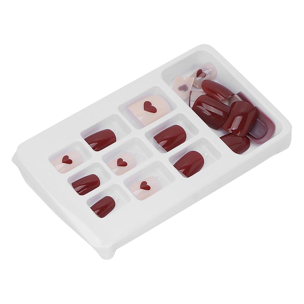 24pcs False Nails Full Cover Press On Fake Nails Tips Coffin Fake Nails for WomenP132