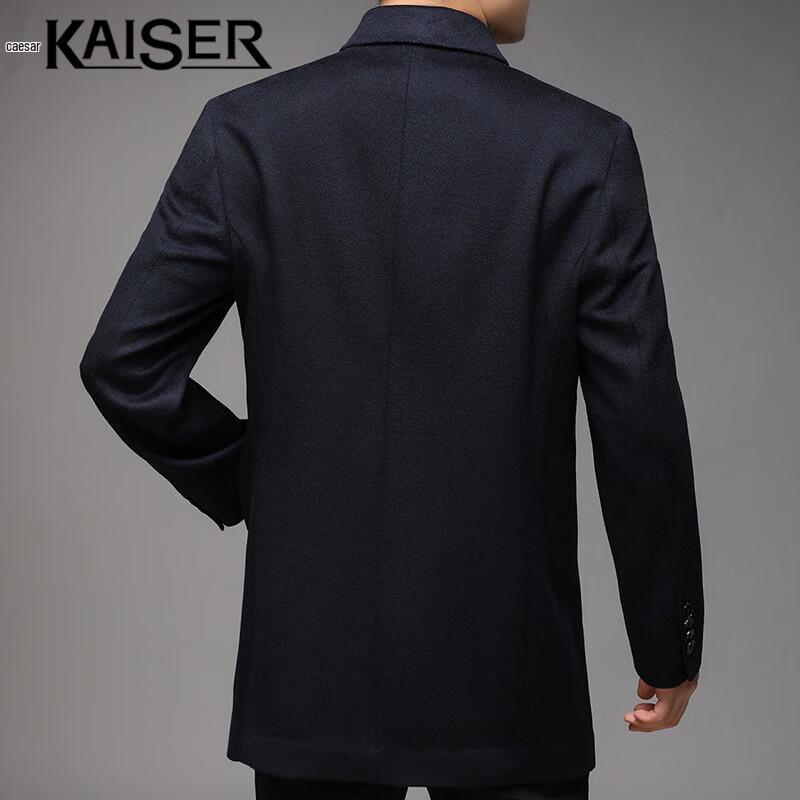 Caesar Herren Mittellanger Woll- und Kaschmirmantel