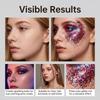 Shimmer Makeup Stick For Face Body And Hair Glitter Highlighting Stick Sparkle Effect Non Flaking Easy To Blend Daily Use 30g