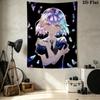 Land Lustrous Wall Tapestry Aesthetic Wall Hanging Printed Fabric Blanket Decorative Tapestries For Bedroom Living Room Home Decor