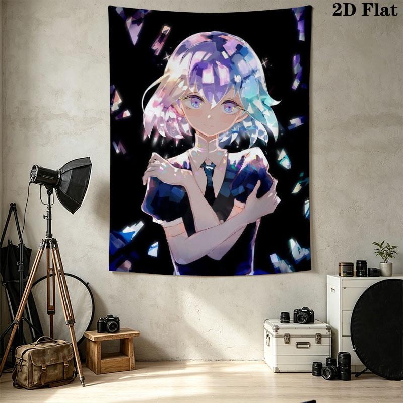 Land Lustrous Wall Tapestry Aesthetic Wall Hanging Printed Fabric Blanket Decorative Tapestries For Bedroom Living Room Home Decor