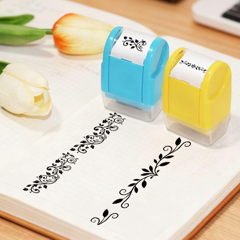 Score Printing Roller Hand Account Seal Convenient Painting Graffiti Gifts Toy  Journaling