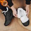 Men's shoes new winter velvet thickened warm non-slip high-top large cotton shoes outdoor snow boots