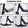 1/2 Pair Scooter Sled Ski Sleigh Snow Sledge Board Set Snow Ski Scooter Ski Sledge for Kids Outdoor Skiing Accessories