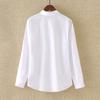 Damen Frühling und Herbst Locker Bequem Lässig Elegant Hemd Langärmlig Revers Pendler Bluse