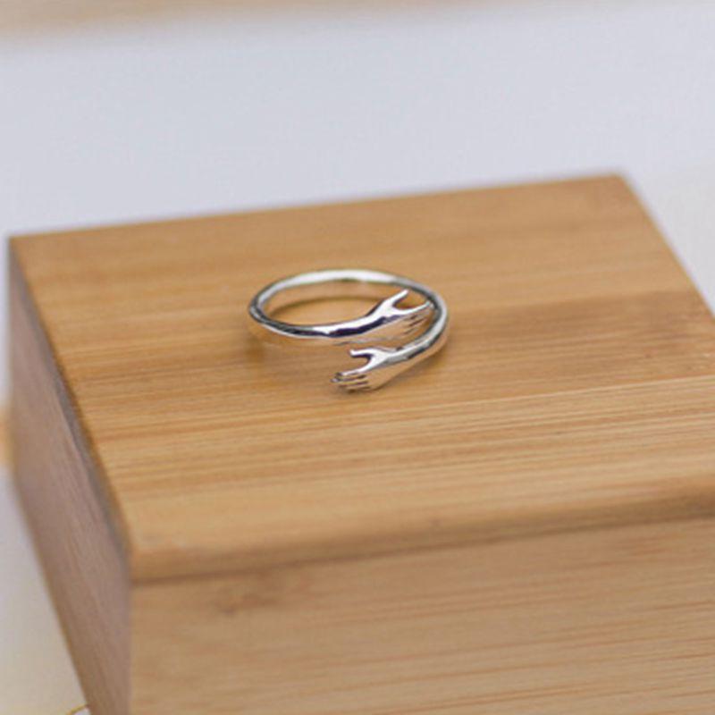 1pcs Antique Silver-plated Ring Ms Simple Mori Style Openings Can Be Adjusted To Embrace Hipster Jewelry