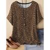 3D Printed Women's T-shirt Summer Fashion Breathable Trend Versatile Daily Wear Tops Comfortable Polyester Tees