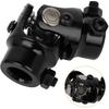SCITOO 1" DD X 3/4-30 Spline Steering joints,length 83mm Black Single U-Joint